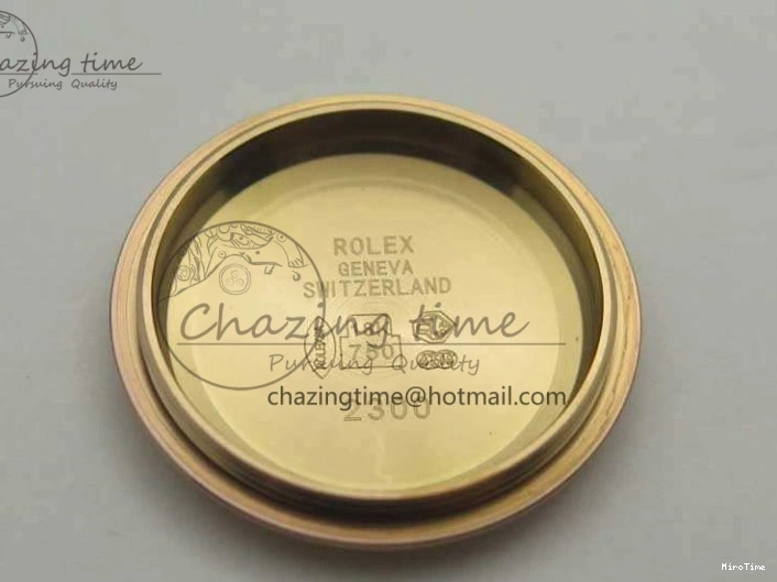 MiroTime 0210 Flexible DateJust 28mm RG BP Maker Best Edition Ice Blue Diam Dial Fluted Bezel On RG Bracelet ETA 3444